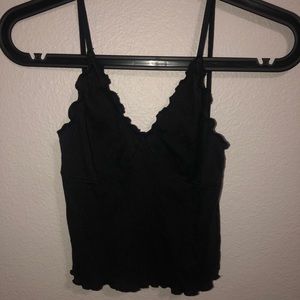 Brandy Melville black crop top